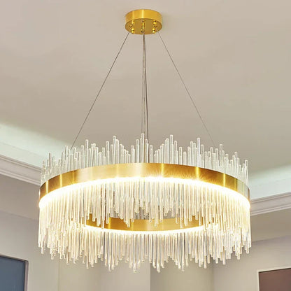 Decorbites™ Glasstab-LED-Hängeleuchter: Elegante Leuchte für die Einrichtung im Wohn-, Ess- und Schlafzimmer