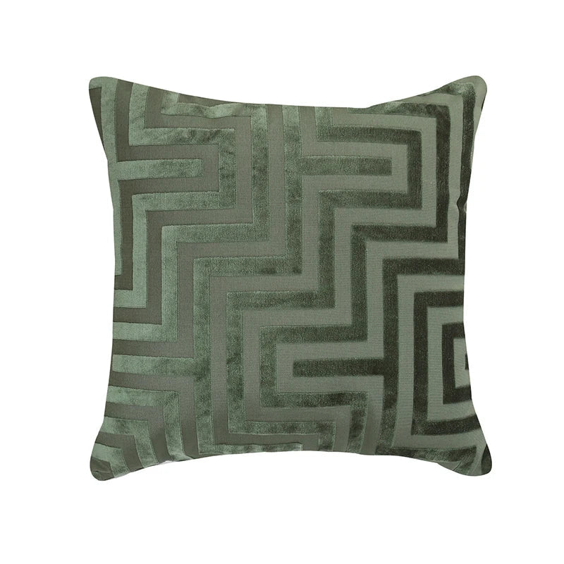DecorBites™ Geometric Jacquard Throw Pillowcase Double Sided Luxury Cushion Cover