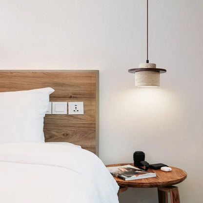 Decorbites™ LED Gelbe Travertin-Hängeleuchte für Vintage-Heimdekoration