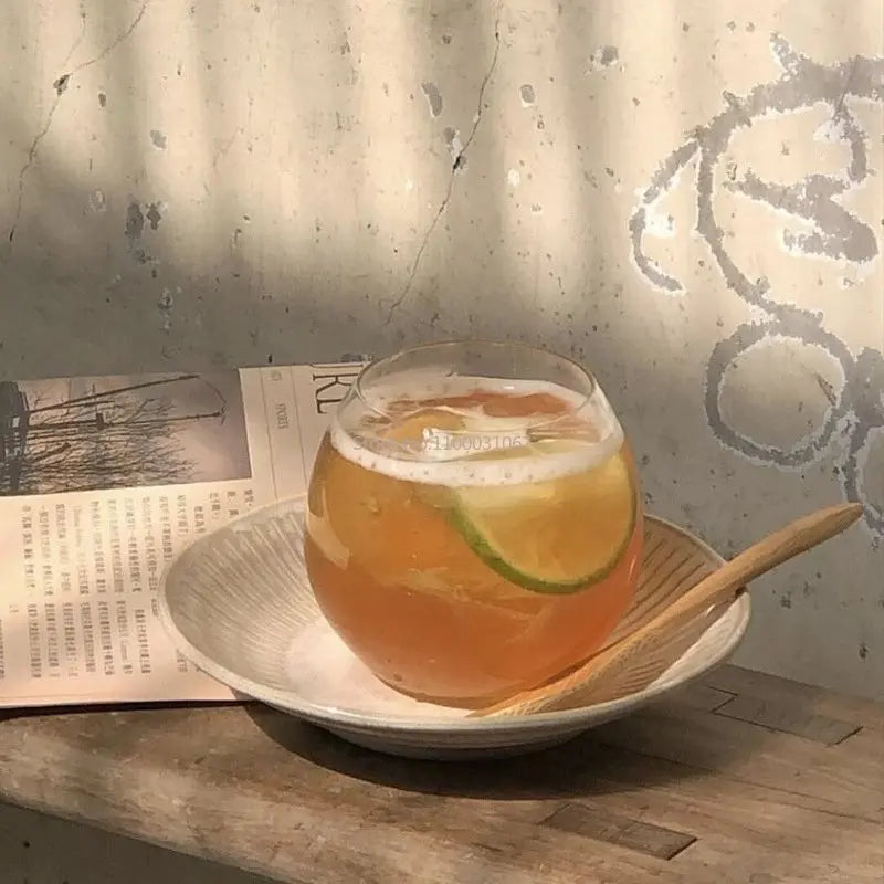 Decorbites™ 400ml Transparentes Glas-Kaffeetasse für Zuhause, Bar, Partys und Cocktails