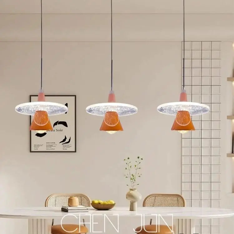 Modern Saucer Pendant Light
