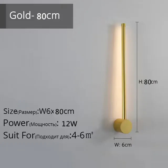 DecorBites™ LED Strip Wall Lamp for Creative Staircase Aisle Background Wall Lights