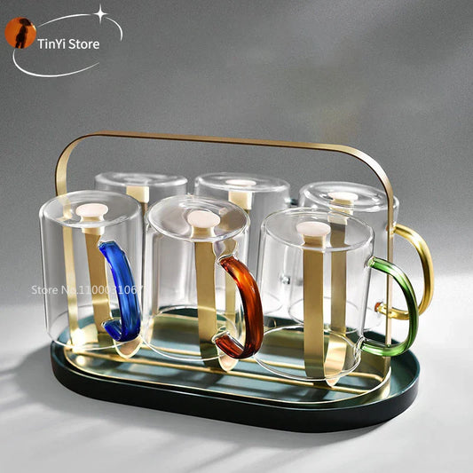 Decorbites™ hitzebeständiger Glasbecher mit Henkel für Getränke – Haushaltsessentiell