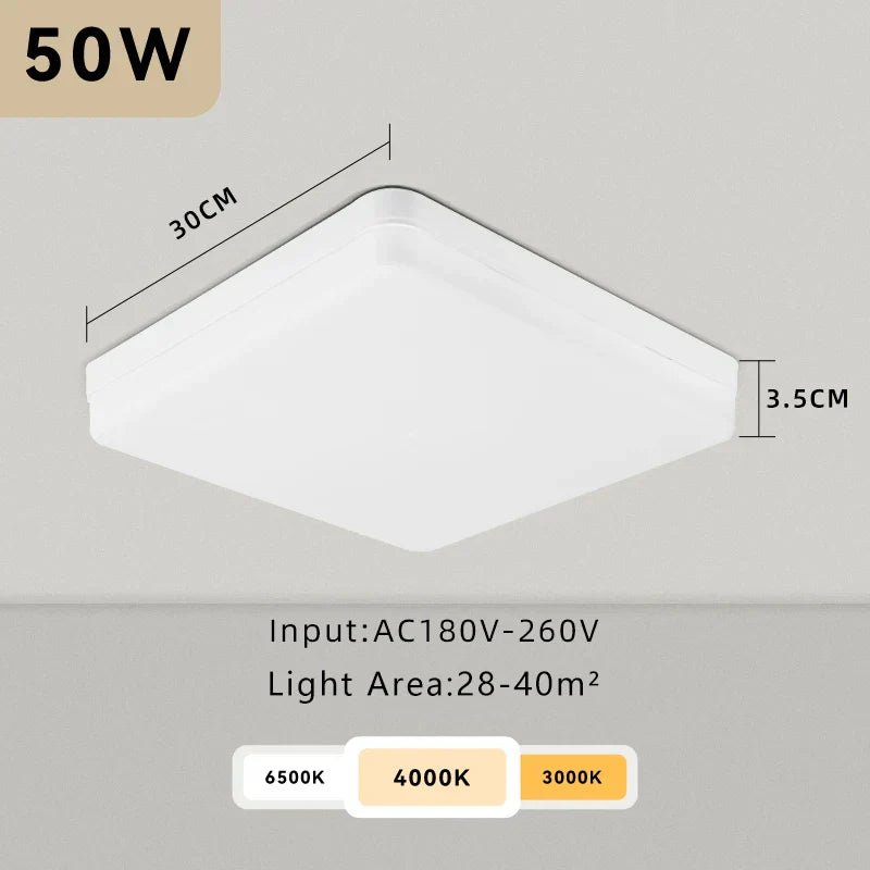 Decorbites™ LED-Deckenleuchter: Modernes 220V-Leuchten für das Wohnzimmer mit ultradünnem Design