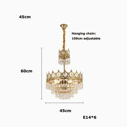 DecorBites™ Crystal LED Pendant Light for Living Room