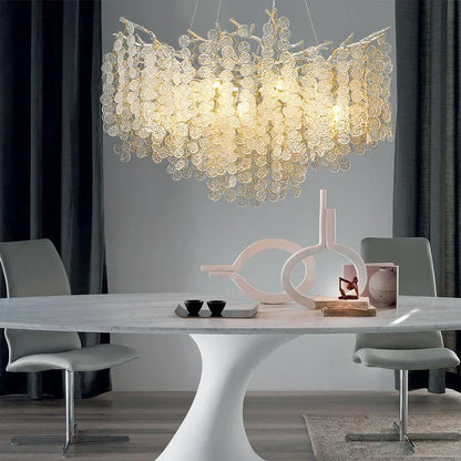 Decorbites™ Gold-Geldbaum-Kristall-Leuchter für Schlafzimmer Wohnzimmer Esszimmer Luxusbeleuchtung