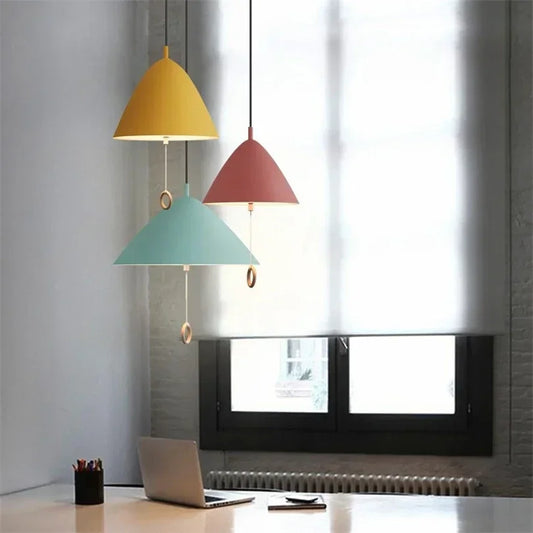 Decorbites™ Designer-Hängeleuchte für Esszimmer & Schlafzimmer, Zugschalter E27 Armatur
