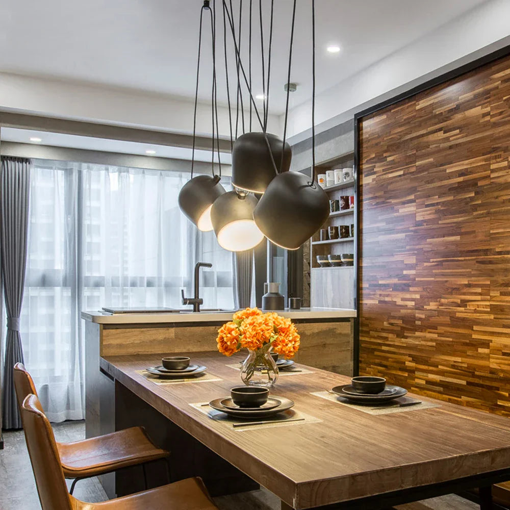 DecorBites™ Industrial Spider Pendant Lamp: Nordic Style Aim Pendant for Home, Restaurant, Bar