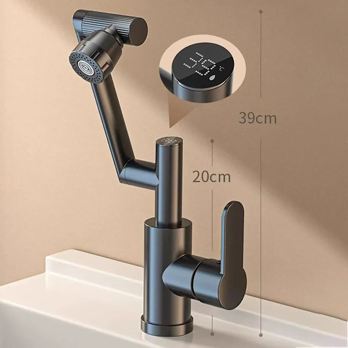 LED Stream Sprayer Faucet