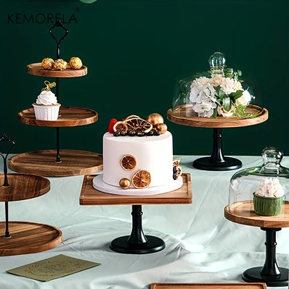 Decorbites™ Zweilagiges/Dreilagiges Trockenfrucht-Tablett – Elegantes Serviergeschirr für Desserts und Snacks