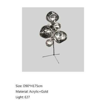 Decorbites™ LED-Lavalampe für den Boden im nordischen Minimalismus-Stil Innenbeleuchtung für Raum und Schlafzimmer Stehlampe