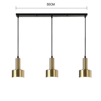 Decorbites™ Gold E27 LED Hängelampe Nordische Kronleuchter für Innenräume Wohnzimmer & Schlafzimmer