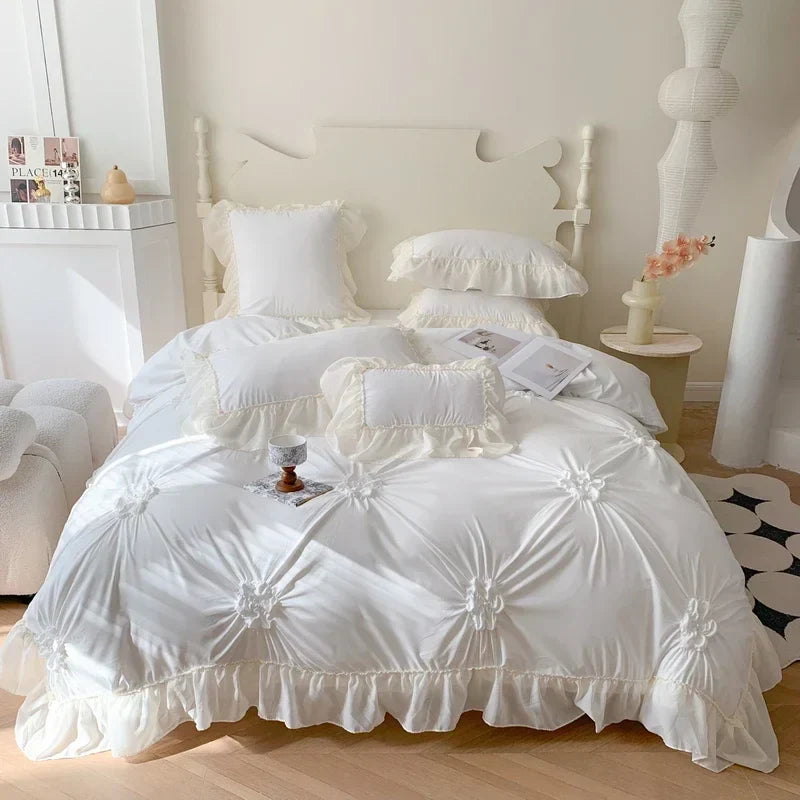 Jacquard Lace Bedding Set