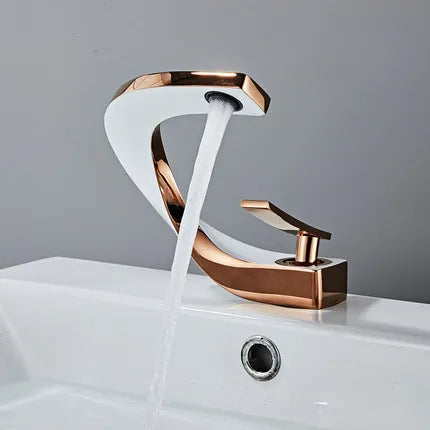 Gold Deck Bathroom Faucet