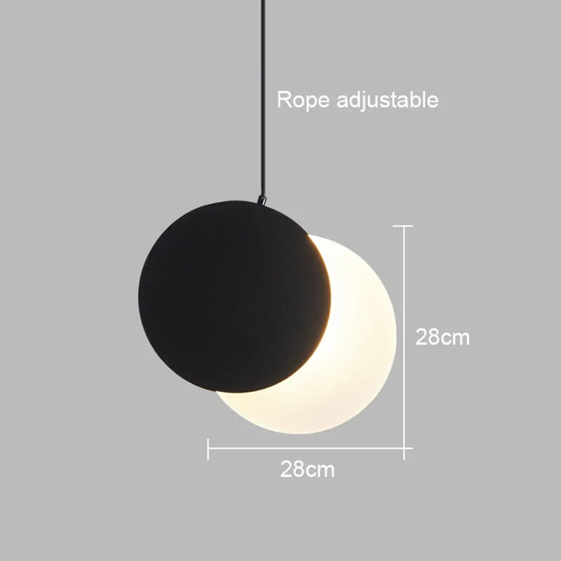 Decorbites™ Halbmond-LED-Hängeleuchter für modernes minimalistisches Dekor