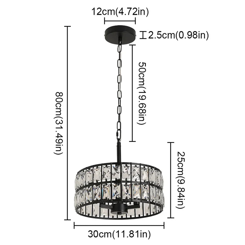 Decorbites™ Kristall-LED-Hängeleuchter: Luxuriöses nordisches Design für Küche, Esszimmer und Schlafzimmer