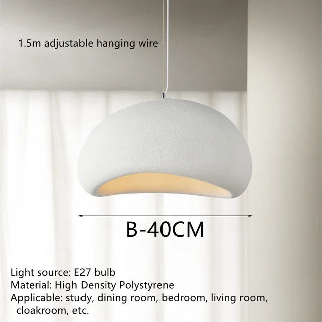 Decorbites™ Handgefertigte Wabi-Sabi-Hängeleuchte Moderne LED-Pendellampe für nordisches Restaurant-Insel