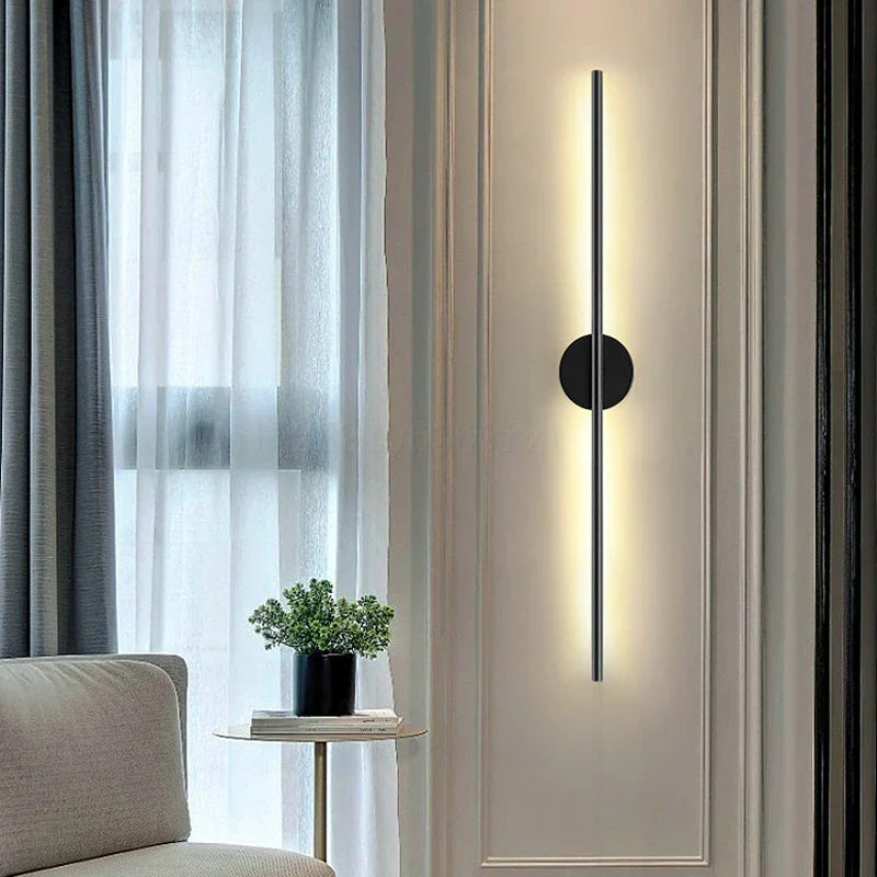Decorbites™ Lineare Rohr-LED-Wandleuchte, modernes minimalistisches Auf-Ab-Wandleuchte für Badezimmer, Nachttisch & Spiegel