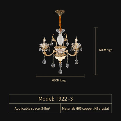 Decorbites™ Elegante Kristall-Leuchter für Wohnzimmer, Esszimmer und Schlafzimmer