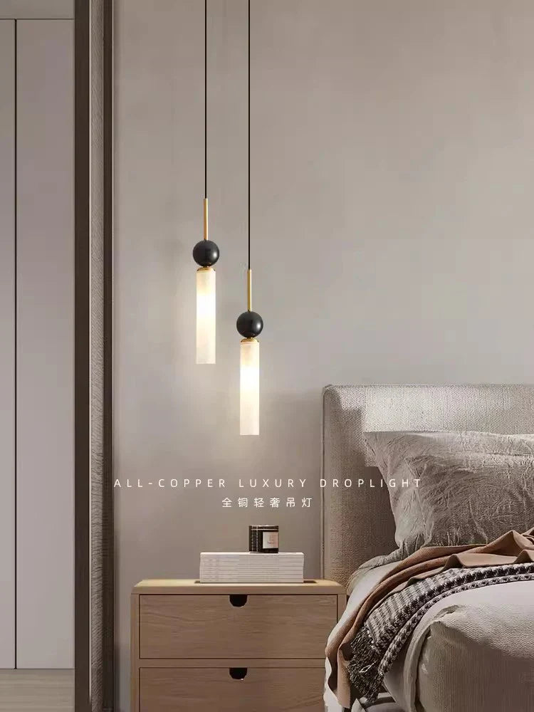 Decorbites™ Kupfer-Wandleuchte: Moderne nordische Marmor-Pendantleuchte für Wohnzimmer & Schlafzimmer