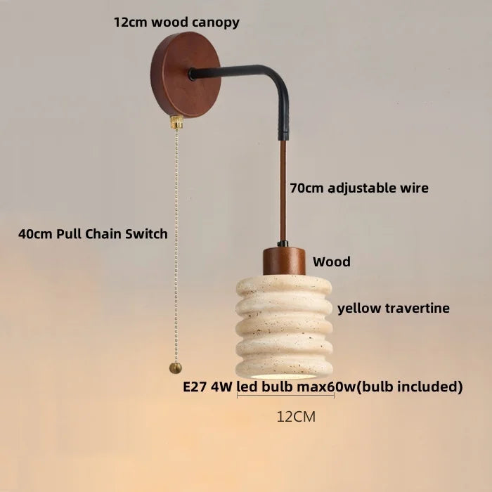 Decorbites™ LED Weißes Glas Wandlichter Armatur Moderner Zugschalter Nachttischleuchte