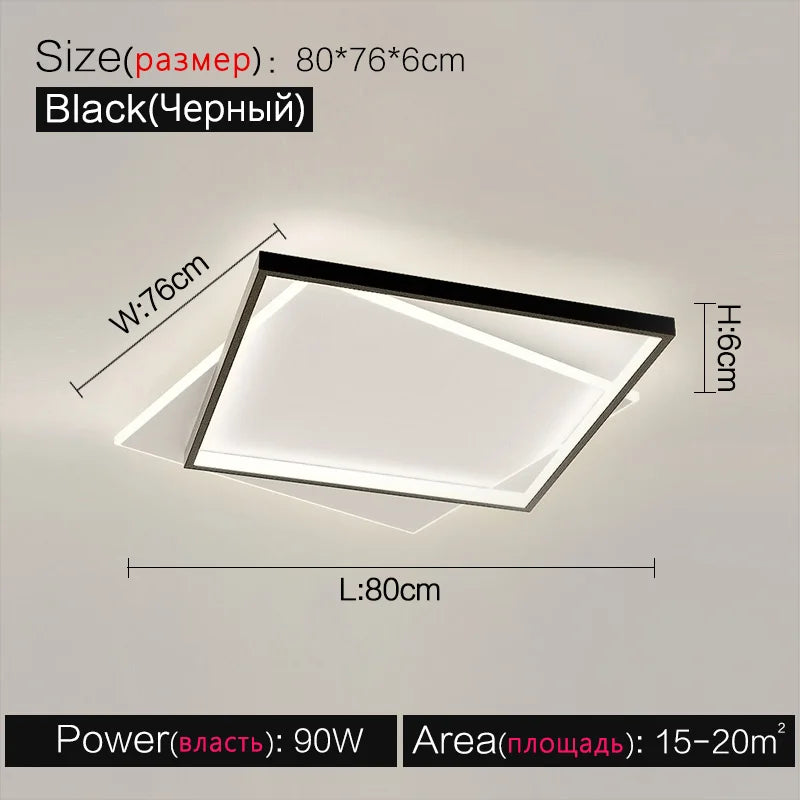 Decorbites™ LED-Deckenleuchte-Set – Modern minimalistisches nordisches Schlafzimmer-Wohnzimmer-Beleuchtung