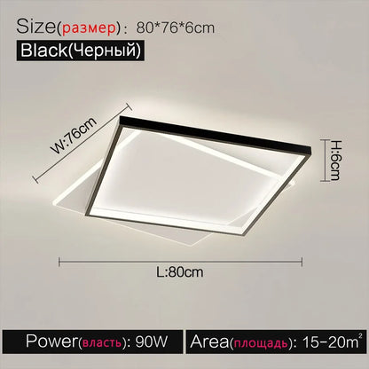 Decorbites™ LED-Deckenleuchte-Set – Modern minimalistisches nordisches Schlafzimmer-Wohnzimmer-Beleuchtung
