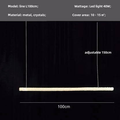 Decorbites™ Kristall-Hängeleuchte: Moderne dimmbare Kronleuchter für luxuriöses Wohnzimmer, Esszimmer, Schlafzimmer