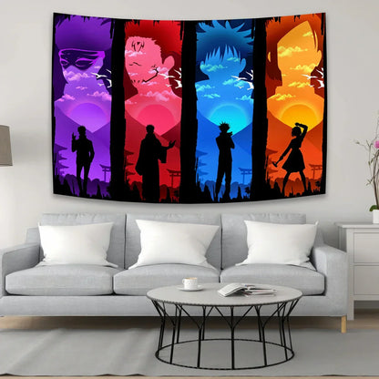 Decorbites™ Jujutsu Kaisen Anime-Wandteppich - 90x150 cm Ästhetische Raumdekoration & Wandkunst