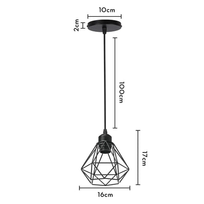 Decorbites™ Industrielles Loft-Pendant-LED-Deckenleuchte für die Dekoration im Wohnzimmer, Küche und Zuhause