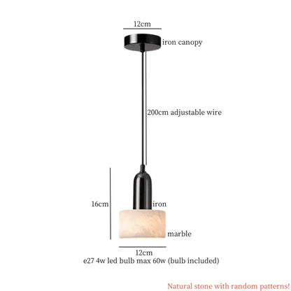 Decorbites™ Glas-Kugelleuchte LED-Hängeleuchte für Schlafzimmer Esszimmer Küche - Vintage Hängelampe