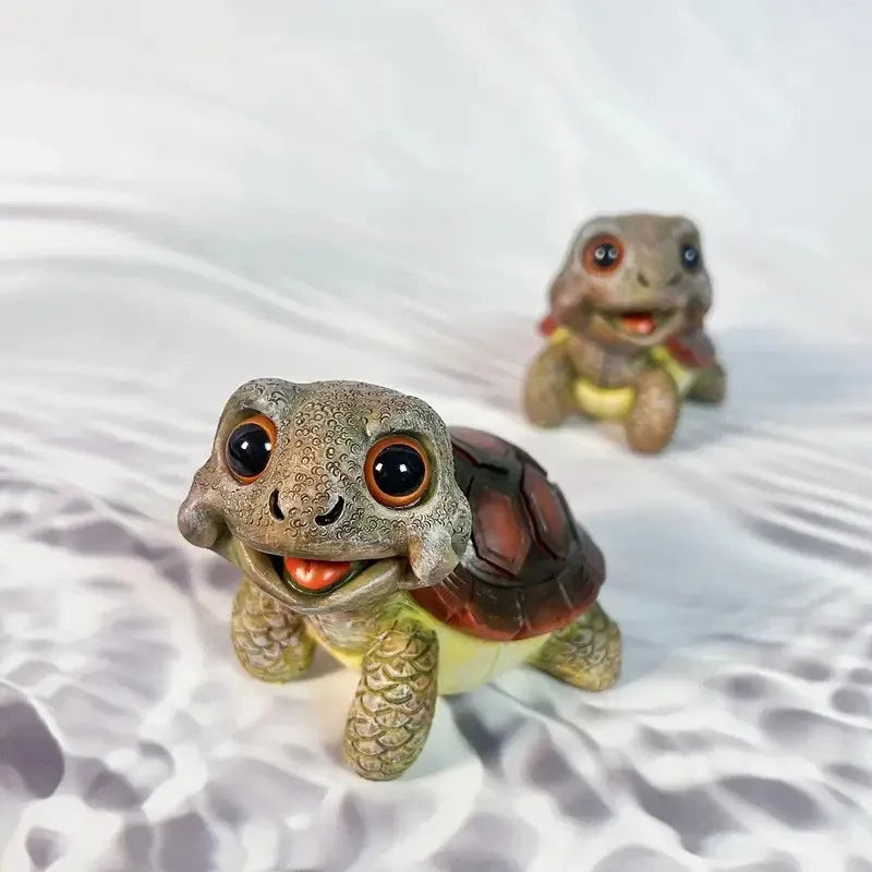 DecorBites™ Crawling Turtle Sculpture Resin Decor for Garden, Yard, Balcony, Lawn