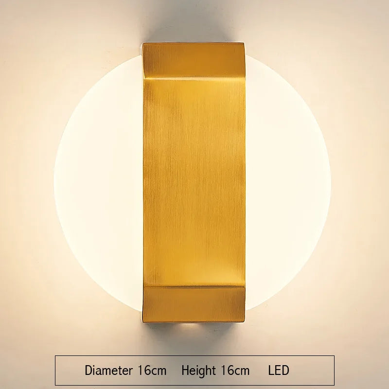 Decorbites™ Kristall-Wandleuchte: Elegante goldene LED-Wandleuchte für Schlafzimmer, Wohnzimmer & Badezimmer