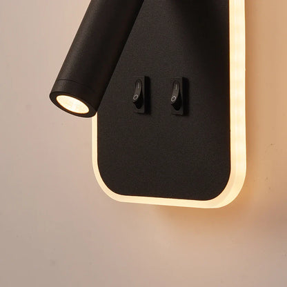 DecorBites™ Adjustable Wall Lamp for Bedroom, Study, or Reading - 350° Rotation, Switch Included