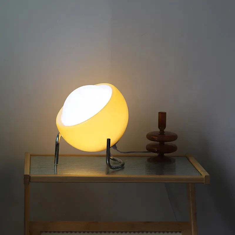 Decorbites™ Glas-Tischleuchte: Nordische LED-Retro-Nachtlampe für Schlafzimmer und Wohnzimmer