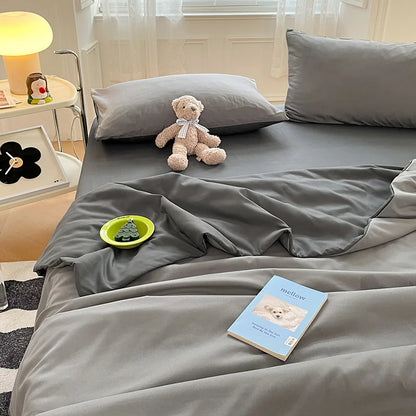 Decorbites™ Baumwoll-Geblümtes Daunenbettbezug Weiche Bettdecke Hautfreundliche Bettwäsche