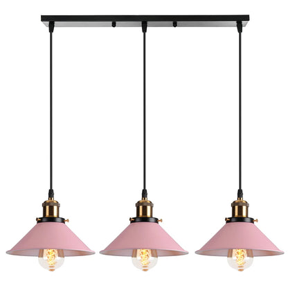 Decorbites™ Industrielle Nordische Pendelleuchten mit Mehrfarbiger Lampenschirm für Küche und Esszimmer