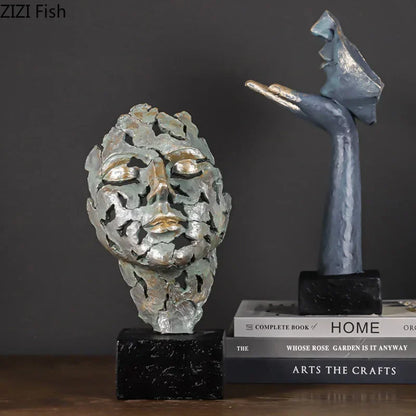 DecorBites™ Creative Thinker Modern Sculpture Decor Ornament for Desk and Room Aesthetics