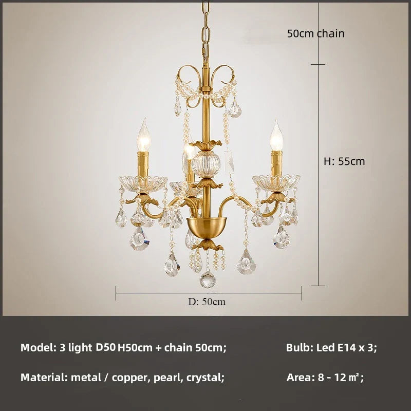 Decorbites™ Kristallanhänger-Lüster Flurleuchte Luxus Kerzendesign LED Lamparas