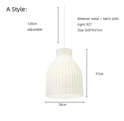 Decorbites™ Japanisches Nordisches Design LED Seidenleuchten für Wohnzimmer und Restaurant