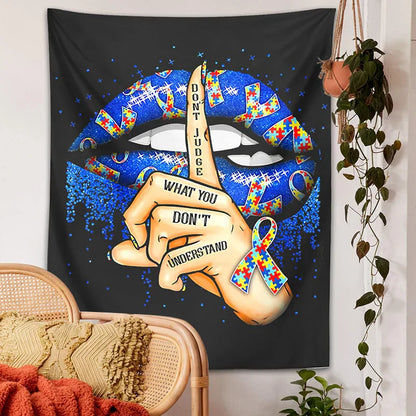 Decorbites™ Abstraktes psychedelisches Wandteppich-Hippie-Boho-Kunst-Heimdekoration