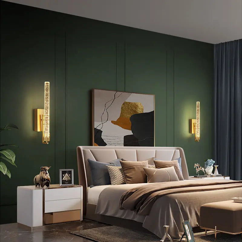 Decorbites™ Kristall-Wandleuchte: Moderne LED-Langlampen für Schlafzimmer, Wohnzimmer und Treppen