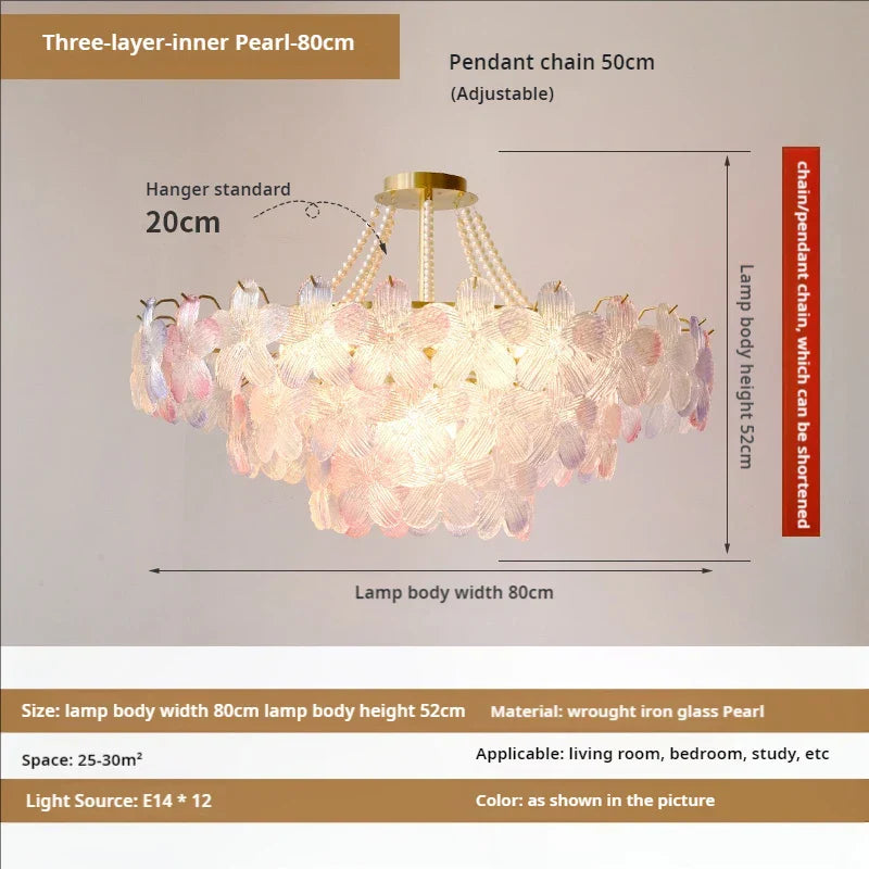 Decorbites™ Blattloser Kristall-Lüster: Moderne französische Beleuchtung für Wohnzimmer und Schlafzimmer