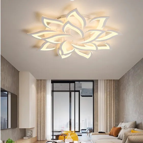 Modern Lotus LED Chandelier