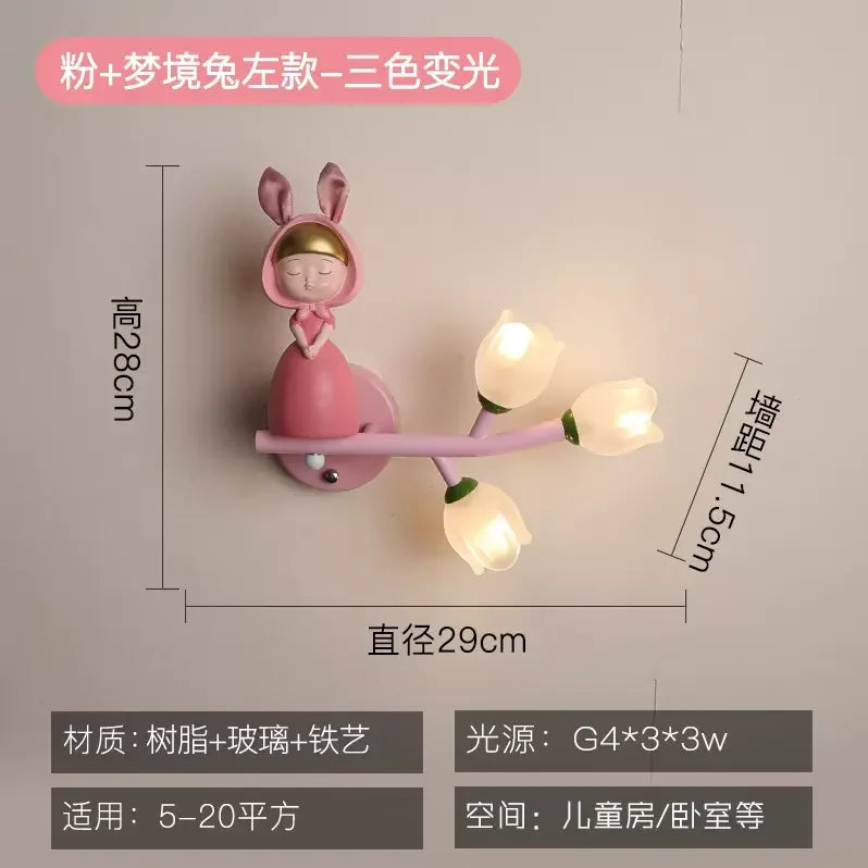 Decorbites™ LED-Wandleuchte für Kinderzimmer – Cartoon-Beleuchtung für die Kinderstube