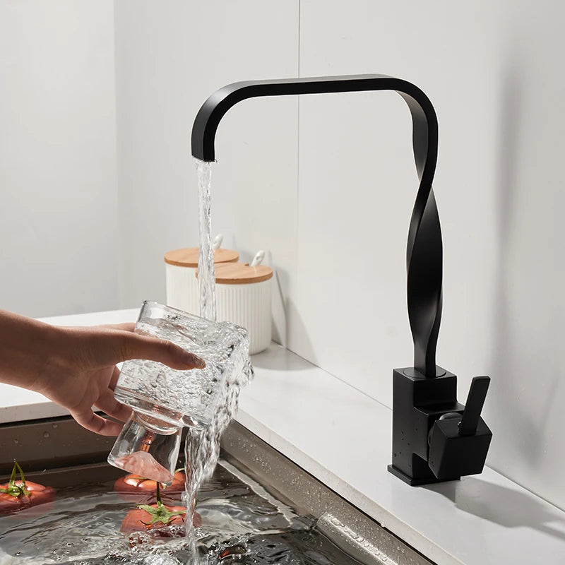 Gold Bathroom Basin Faucet Mixer