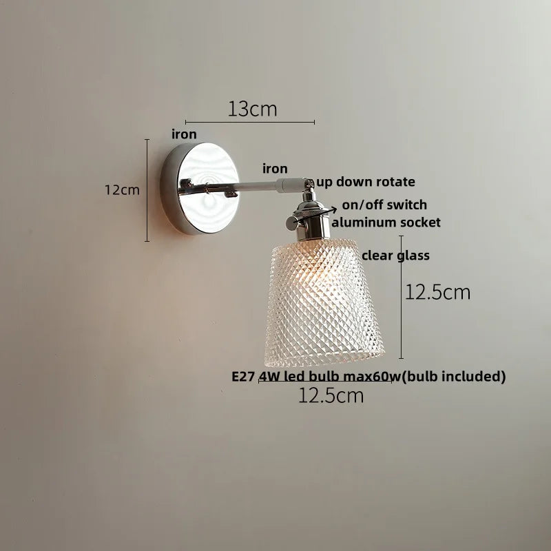 Decorbites™ Kristall-LED-Wandleuchte – Moderne nordische Wohnzimmer-Nachttischlampe