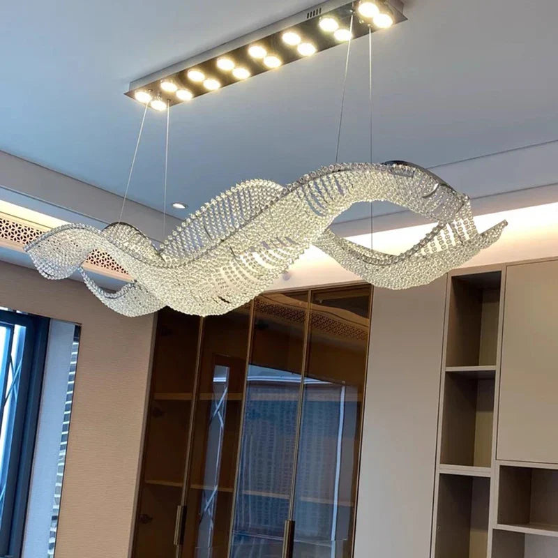 Copper LED Dining Chandelier