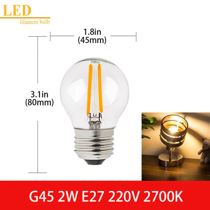 Decorbites™ LED-Filamentlampe Klarer Glas T16 A19 ST64 Dimmbare Vintage-Lampe