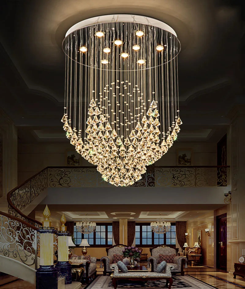 Decorbites™ Diamantkristall-Kronleuchter: Moderne LED-Beleuchtung für Wohnzimmer und Hotel